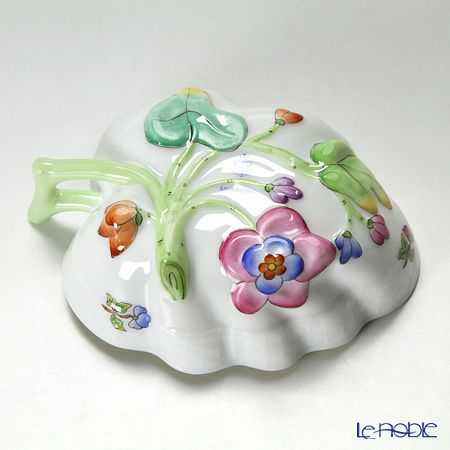 ヘレンド (HEREND) ヴィクトリア・ブーケ 00492-0-00 オープンシュガー 10.5cm
