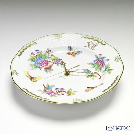 ヘレンド (HEREND) ヴィクトリア・ブーケ 00507-0-47 ウォールクロック 23cm