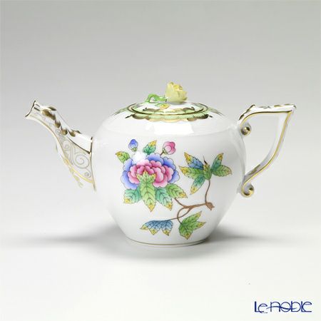 ヘレンド ヴィクトリア・ブーケ 00608-0-09 ティーポット ローズ 400ml