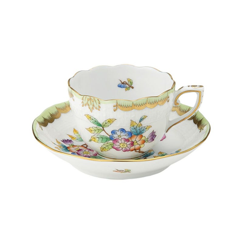 ヘレンド (HEREND) ヴィクトリア・ブーケ 00711-0-00 モカカップ＆ソーサー 100ml