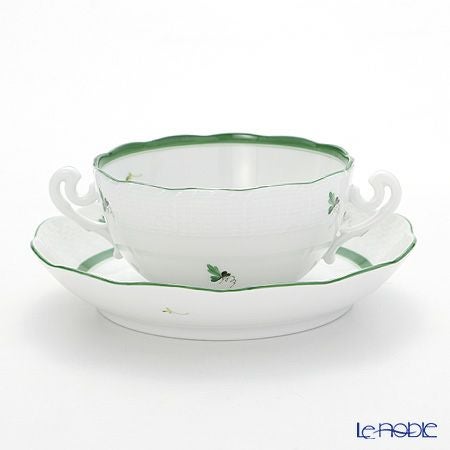 ヘレンド ウィーンのバラ 00718-0-00 スープカップ＆ソーサー 300ml
