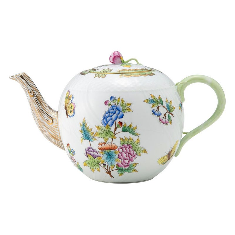 ヘレンド (HEREND) ヴィクトリアブーケ VBO ティーポット ツボミ 1800ml 01604-0-12