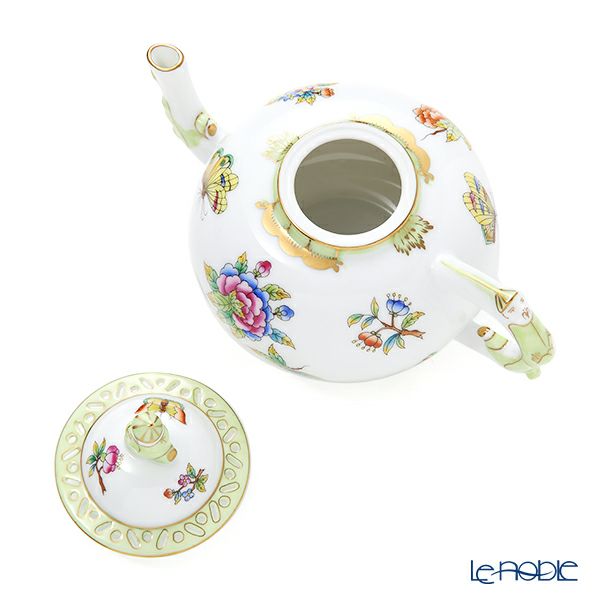 ヘレンド (HEREND) シノワズリ（中国趣味） ヴィクトリア・ブーケ VBO ミニティーポット（マンダリン） 350ml 03305-0-21