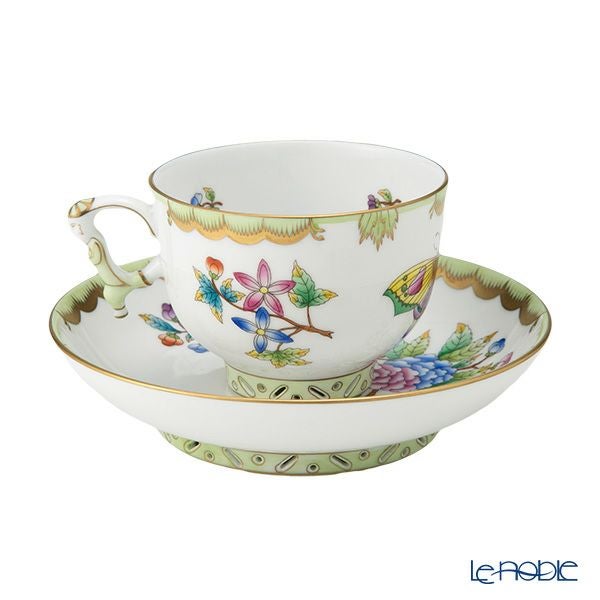 ヘレンド (HEREND) シノワズリ（中国趣味）ヴィクトリア・ブーケ 03364-0-21 マンダリン ラージカップ＆ソーサー