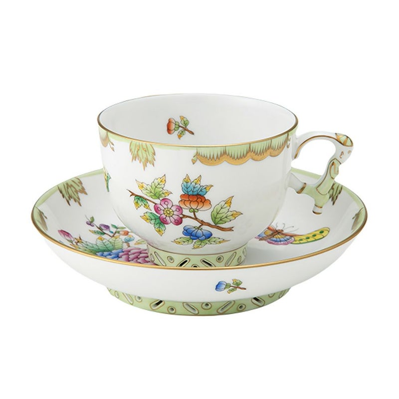 ヘレンド (HEREND) シノワズリ（中国趣味）ヴィクトリア・ブーケ 03364-0-21 マンダリン ラージカップ＆ソーサー