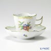ヘレンド (HEREND) ヴィクトリア・ブーケ 04198-0-00 コーヒーカップ＆ソーサー（楕円） 100ml