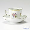 ヘレンド (HEREND) ヴィクトリア・ブーケ 04198-0-00 コーヒーカップ＆ソーサー（楕円） 100ml
