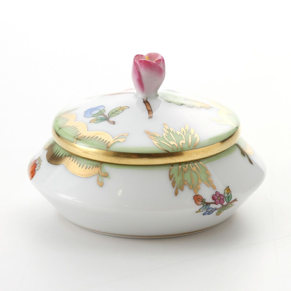 ヘレンド ヴィクトリア・ブーケ 06027-0-12 ラウンドボックス（ツボミ） 6.5cm