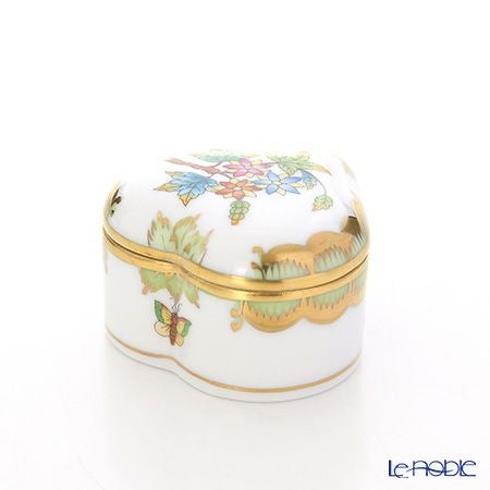 ヘレンド (HEREND) ヴィクトリア・ブーケ 06112-0-00 ハートボックス 5cm