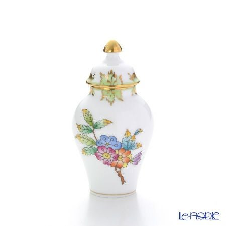 ヘレンド (HEREND) ヴィクトリア・ブーケ 06574-0-15 ベース（ふた付） 9cm