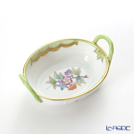 ヘレンド (HEREND) ヴィクトリア・ブーケ 07423-0-00 ハンドル付きリング入れ