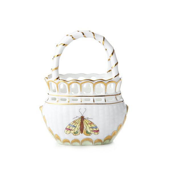 ヘレンド ヴィクトリア・ブーケ 07455-0-00 バスケット（オープンワーク）