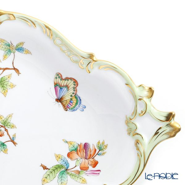 ヘレンド ヴィクトリア・ブーケ 07515-0-00 フルーツディッシュ 34.7cm