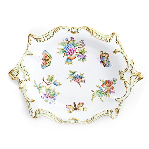 ヘレンド (HEREND) ヴィクトリア・ブーケ 07516-0-00 ディッシュ 32cm