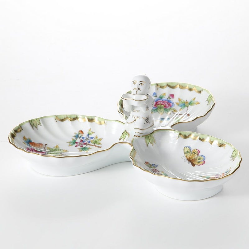 ヘレンド (HEREND) ヴィクトリア・ブーケ 07531-0-21 3 ファンシーディッシュ（マンダリン）