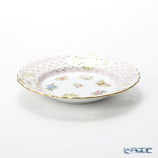 ヘレンド ヴィクトリア・ブーケ 08437-0-50 プレート（オープンワーク） 16cm