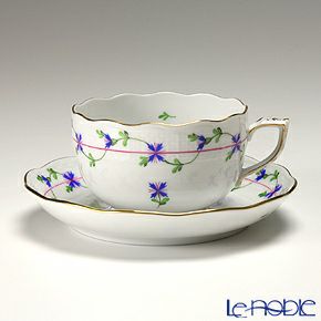 ヘレンド ブルーガーランド PBG 00724-0-00／724 ティーカップ＆ソーサー 200ml