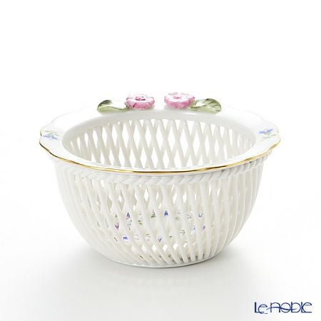 ヘレンド ブルーガーランド PBG 07376-0-00／7376 バスケット（ラウンド）