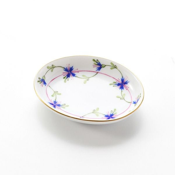 ヘレンド ブルーガーランド PBG 07782-0-00 オーバルトレイ 8cm