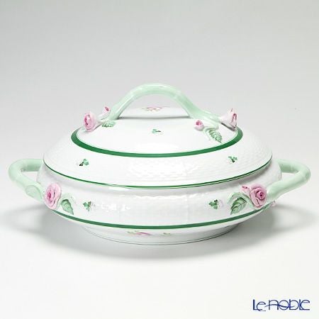 ヘレンド ウィーンのバラ 00086-0-09／91 ベジタブルディッシュ（ローズ） 1400ml