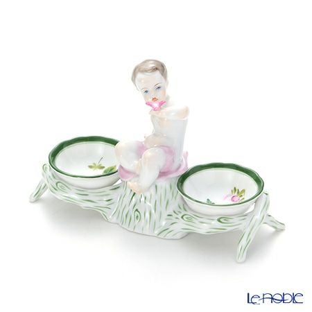 ヘレンド ウィーンのバラ 00258-0-01 エンジェルセラー 14cm