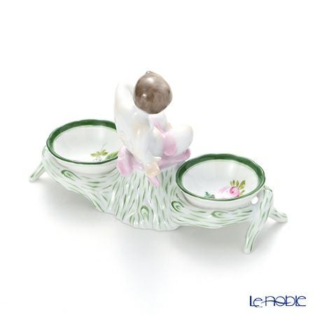 ヘレンド ウィーンのバラ 00258-0-01 エンジェルセラー 14cm