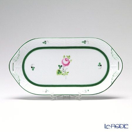 ヘレンド ウィーンのバラ 00437-0-00／437 サービストレー 23cm