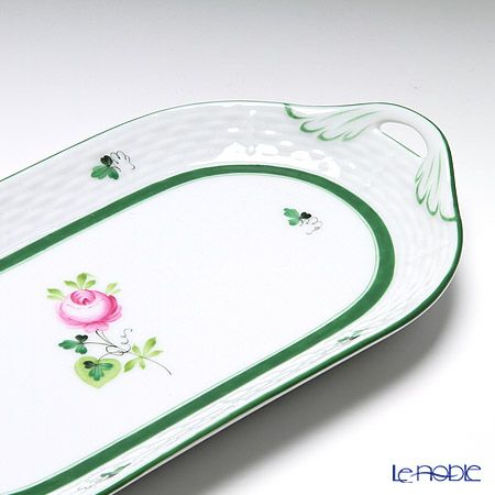 ヘレンド ウィーンのバラ 00437-0-00／437 サービストレー 23cm