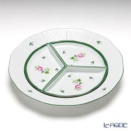 ヘレンド (HEREND) ウィーンのバラ 00441-0-00 オードブルセット 25cm