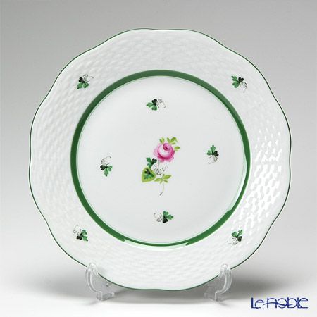 ヘレンド (HEREND) ウィーンのバラ 00517-0-00 プレート 19cm