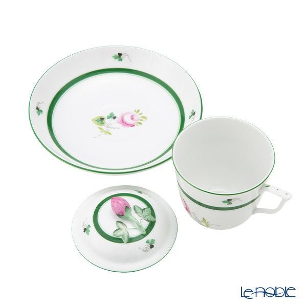 ヘレンド (HEREND) ウィーンのバラ 00705-0-11 ハーブティーカップ＆ソーサー ストロベリー 200ml