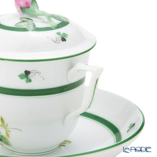 ヘレンド (HEREND) ウィーンのバラ 00705-0-11 ハーブティーカップ＆ソーサー ストロベリー 200ml