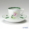 ヘレンド ウィーンのバラ 00707-0-00／707 モカカップ＆ソーサー 150ml