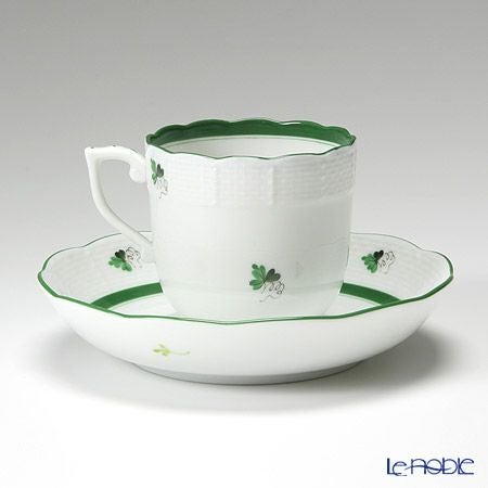 ヘレンド ウィーンのバラ 00707-0-00／707 モカカップ＆ソーサー 150ml