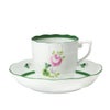 ヘレンド ウィーンのバラ 00707-0-00／707 モカカップ＆ソーサー 150ml