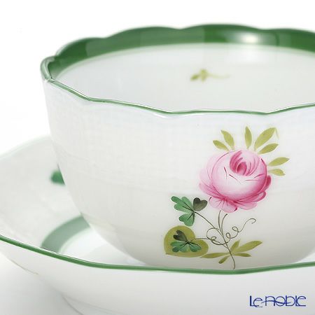 ヘレンド ウィーンのバラ 00710-0-91／711 ジャパニーズカップ＆ソーサー 130ml