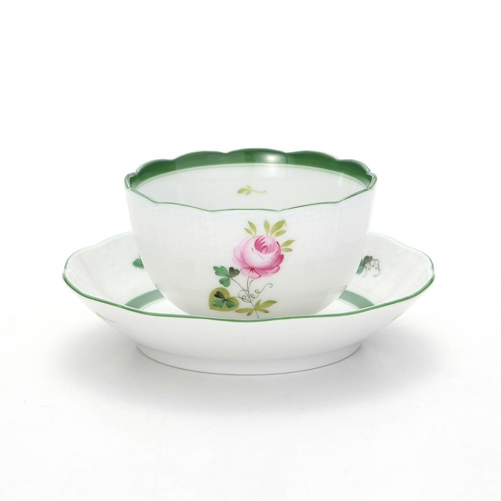 ヘレンド ウィーンのバラ 00710-0-91／711 ジャパニーズカップ＆ソーサー 130ml