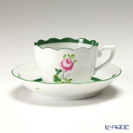 ヘレンド ウィーンのバラ 00711-0-00 モカカップ＆ソーサー 100ml