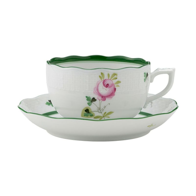 ヘレンド (HEREND) ウィーンのバラ 00724-0-00／724 ティーカップ＆ソーサー 200ml