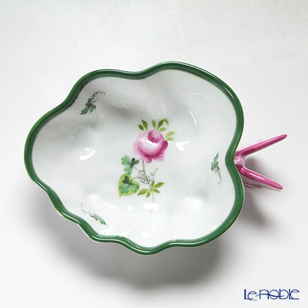 ヘレンド ウィーンのバラ 02492-0-17 オープンシュガー 10.5cm（蝶）