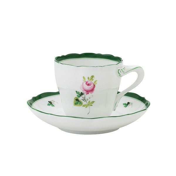 ヘレンド (HEREND) ウィーンのバラ VRH モカカップ＆ソーサー 04098-0-00