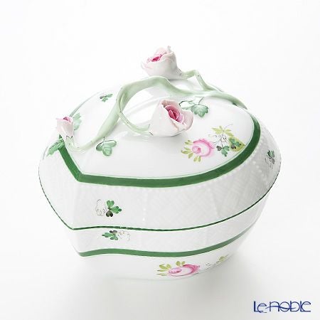 ヘレンド ウィーンのバラ 06002-0-02 小物入れ 13.1cm