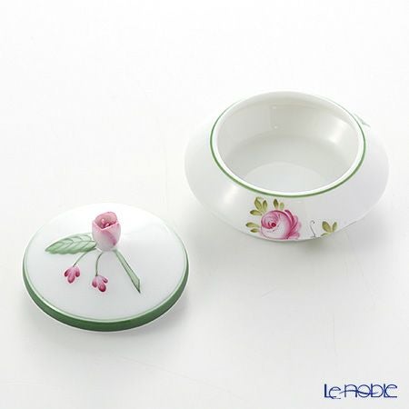 ヘレンド ウィーンのバラ 06027-0-12 ラウンドボックス（ツボミ） 6.5cm