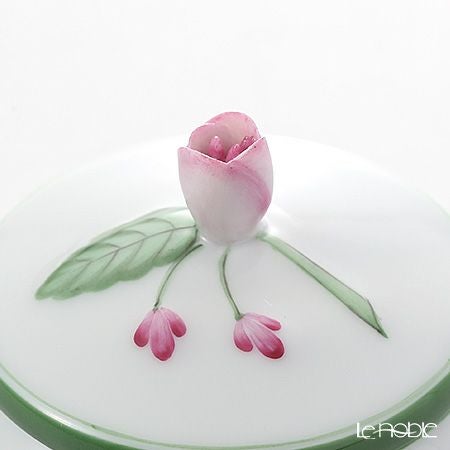 ヘレンド ウィーンのバラ 06027-0-12 ラウンドボックス（ツボミ） 6.5cm