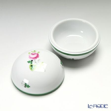 ヘレンド ウィーンのバラ 06033-0-00 ラウンドボックス 8cm