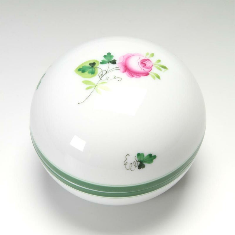 ヘレンド ウィーンのバラ 06033-0-00 ラウンドボックス 8cm