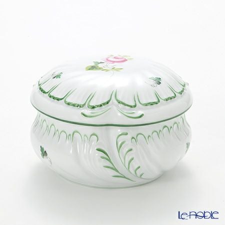 ヘレンド ウィーンのバラ 06035-0-00 ラウンドボックス 12cm