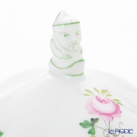 ヘレンド ウィーンのバラ 06063-0-21／6064 ティーキャディー（マンダリン）