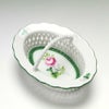 ヘレンド ウィーンのバラ 07382-0-00 バスケット（ハンドル付） 9.8cm