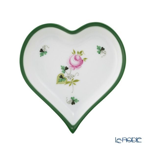 ヘレンド ウィーンのバラ 07703-0-00 ハートトレイ